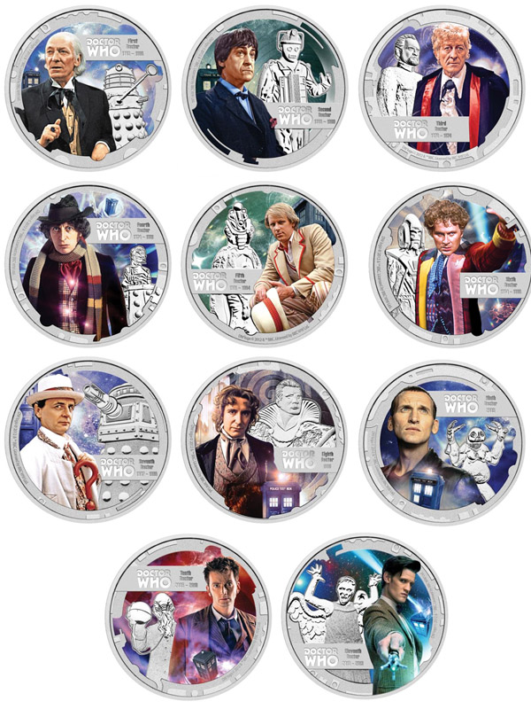 Doctor Who Coins