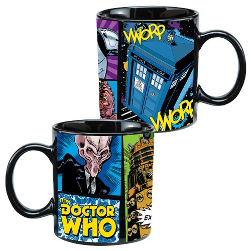 Doctor Who Comic Book 20 oz. Ceramic Mug