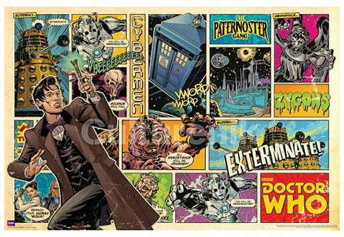 Doctor Who Comic Poster