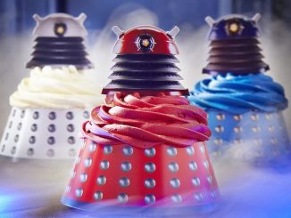 Doctor Who Dalek Cupcake Wraps and Toppers