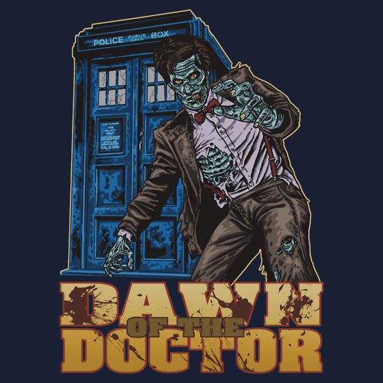 Doctor Who Dawn of the Doctor Zombie T-Shirt
