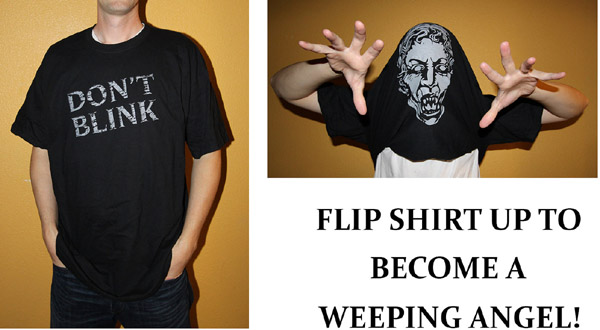 Doctor Who Don't Blink Weeping Angel T-Shirt