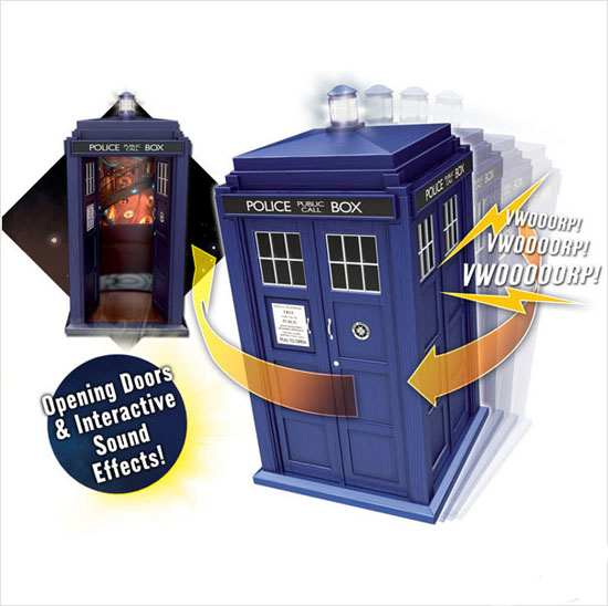 Doctor Who Flight Control Tardis Motion Activated Model
