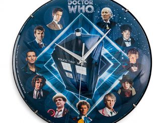 Doctor Who Glass Clock