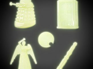 Doctor Who Glow in the Dark Molded Decals