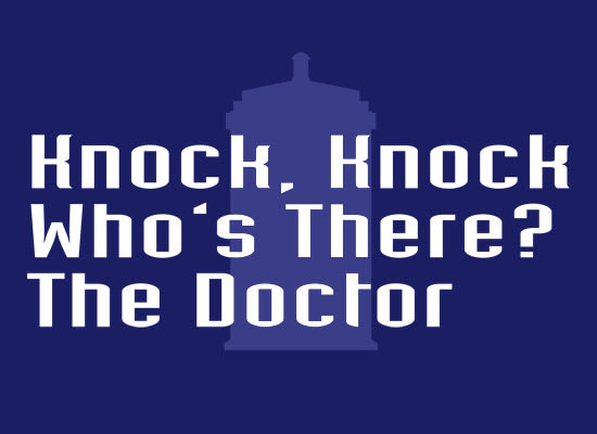 Doctor Who Knock Knock Who is There The Doctor TShirt
