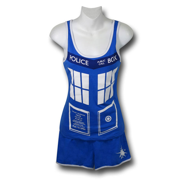 Doctor Who Ladies Tardis Pajama Set