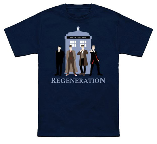 Doctor Who Latest Regenerations Shirt