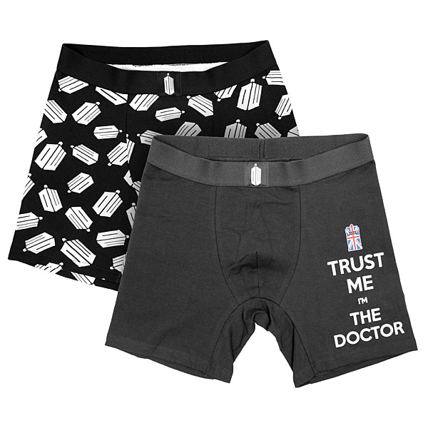 Doctor Who Logo Boxer Briefs 2-pack