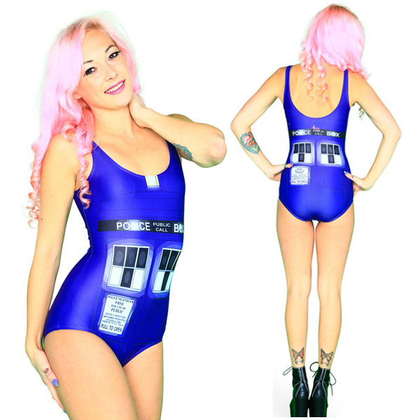 Doctor Who Police Box Swimsuit