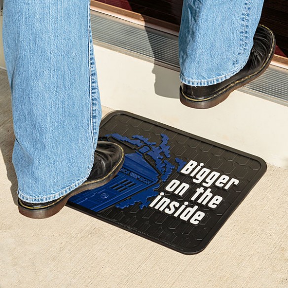 Doctor Who Rubber Welcome Mats