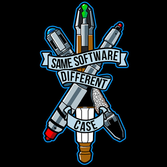 Doctor Who Same Software Different Case T-Shirt