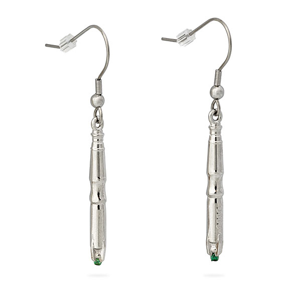 Doctor Who Sonic Screwdriver 11th Doctor Dangle Earrings