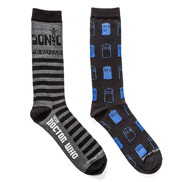 Doctor Who Sonic Screwdriver 2-pack Socks