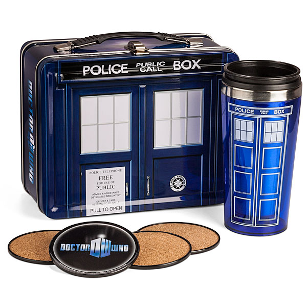 Doctor Who Special Edition Lunch Box with Coasters & Thermos