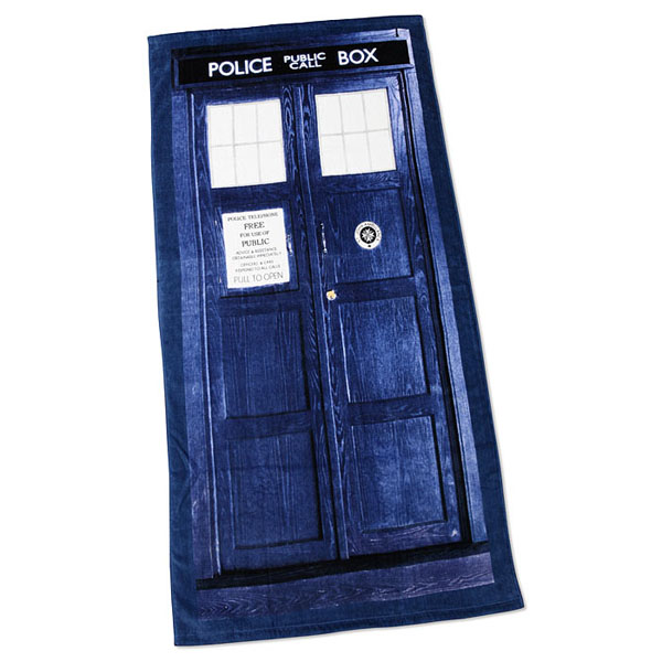 Doctor Who TARDIS Beach Towel