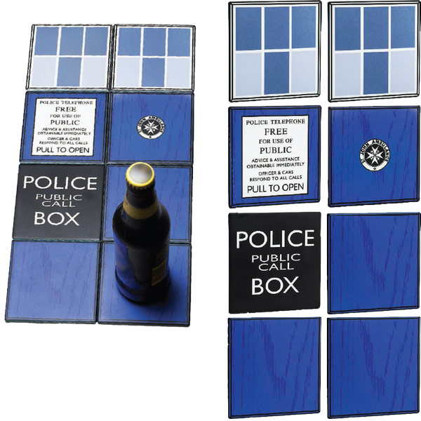 Doctor Who TARDIS Ceramic Coasters