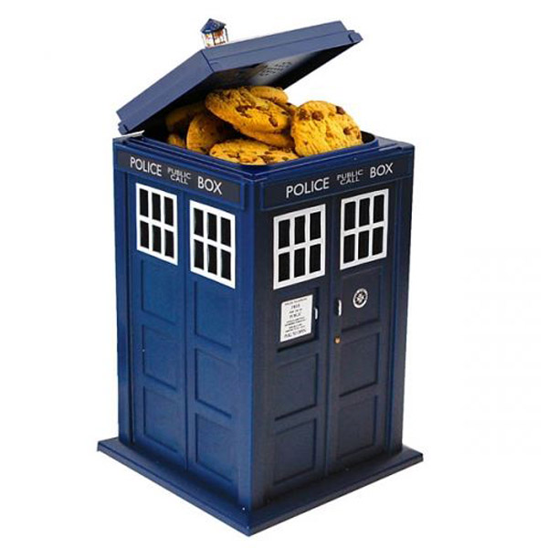 Doctor Who TARDIS Cookie Jar with Hidden Camera