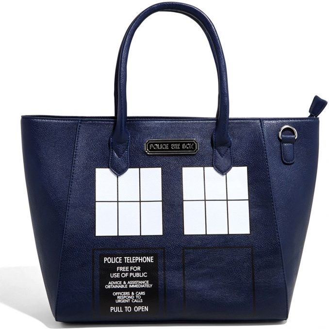 Doctor Who TARDIS Crossbody Tote Bag
