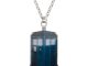 Doctor Who TARDIS Dog Tag Pendant with Chain Necklace