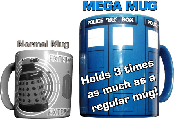 Doctor Who TARDIS Mega Mug
