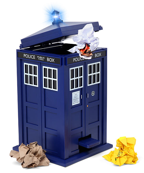 Doctor Who TARDIS Trash Can