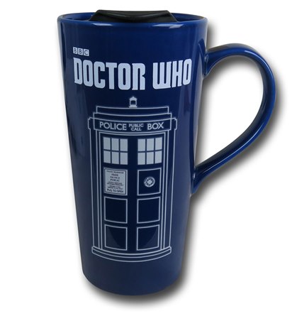 Doctor Who Tardis Heat Reactive Travel Mug