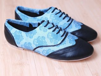Doctor Who Tardis Womens Oxfords