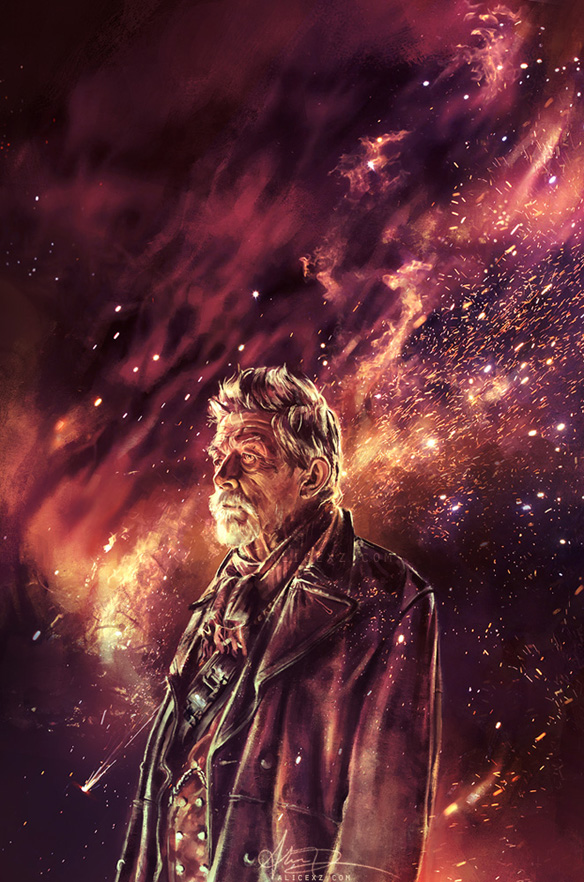 Doctor Who The Lonely God Art Print