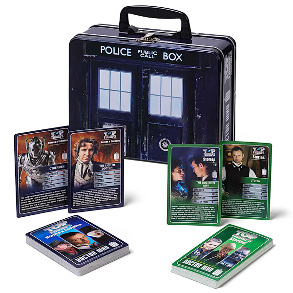 Doctor Who Top Trumps in TARDIS Collectors Tin