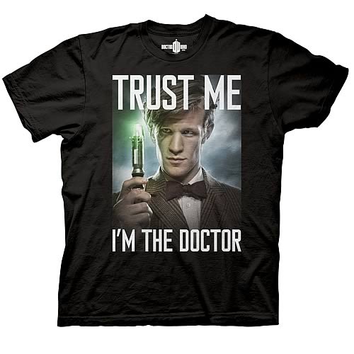 Doctor Who Trust Me I'm the Doctor Black T-Shirt 