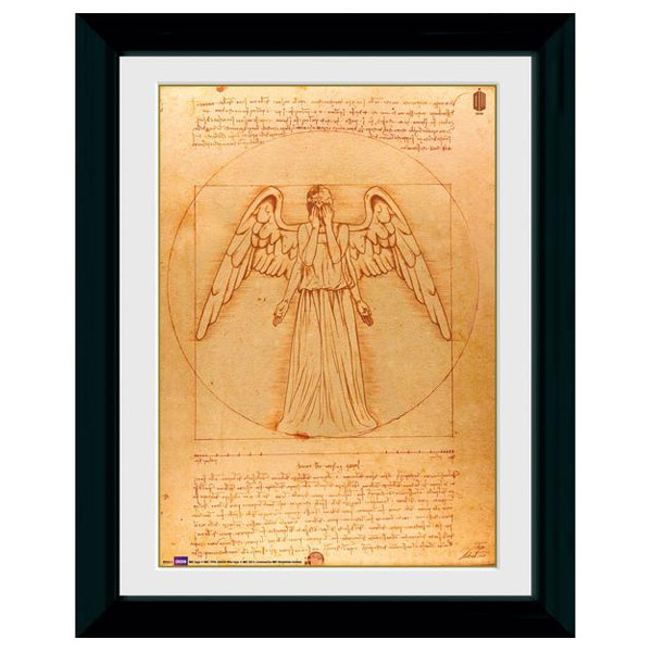 Doctor Who Weeping Angel Framed Print