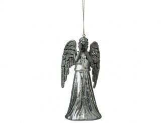 Doctor Who Weeping Angel Glass Ornament