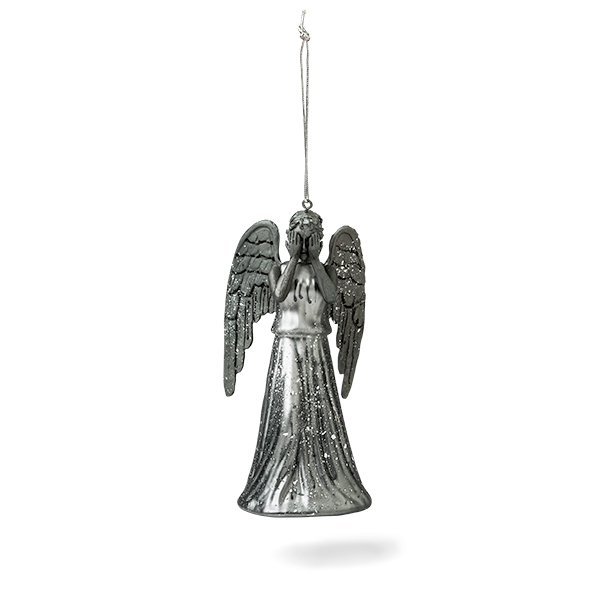 Doctor Who Weeping Angel Glass Ornament