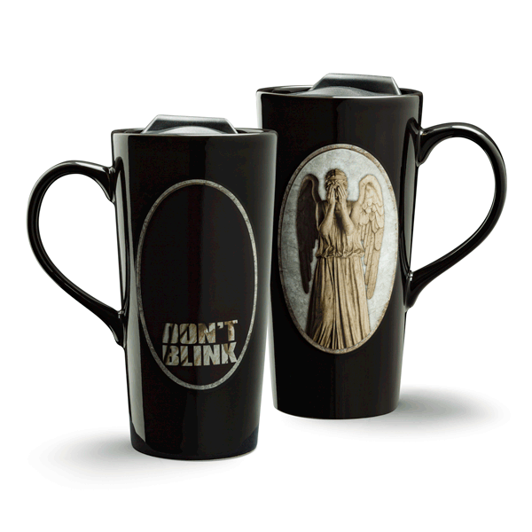 Doctor Who Weeping Angel Heat Change 20oz Ceramic Travel Mug