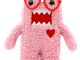Domo Pink Nerd Heart Plush
