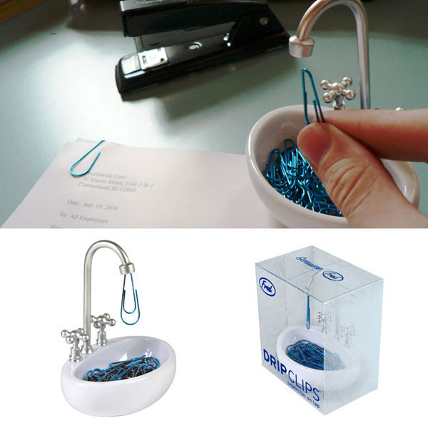 Drip Clips Sink Paperclips Holder