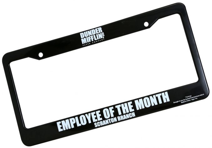 Dunder Mifflin Employee of the Month License Plate Frame