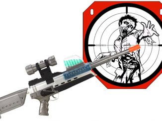 E5000 Auto Fire Blaster With Zombie Target
