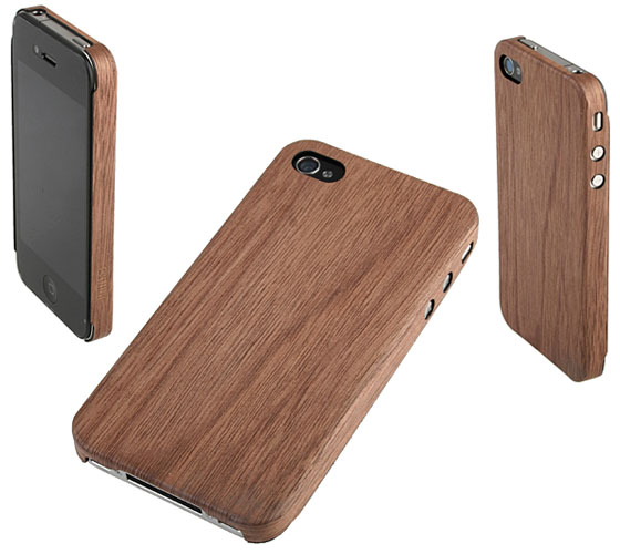 EVOUNI Super-Thin Wooden Case for iPhone 4