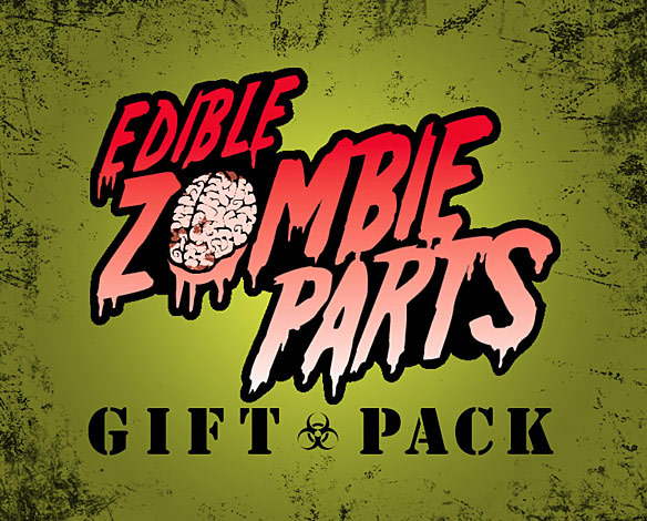 Edible Zombie Parts Candy Pack