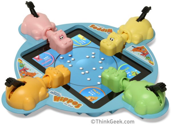 Electronic Hungry Hungry Hippos for iPad