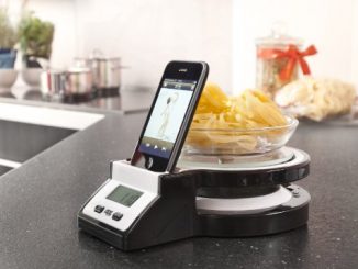 Electronic Kitchen Scale with iPod Station