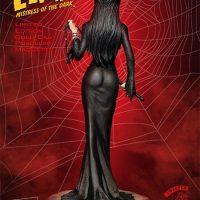 Elvira Mistress Of The Dark Statue Back