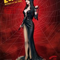 Elvira Mistress Of The Dark Statue Side