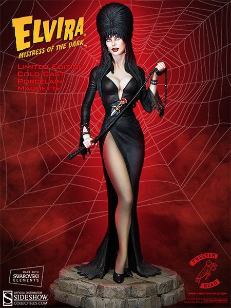 Elvira in Coffin Premium Format Figure by Sideshow Collectibles