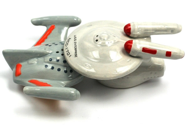 Enterprise and Romulan Bop Shakers