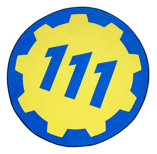 Fallout Vault 111 Round Blanket