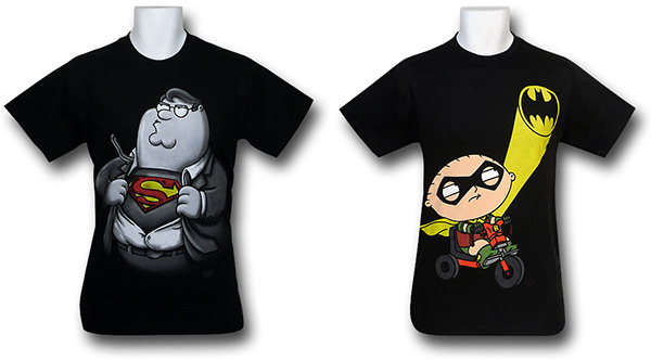 Family Guy Superhero T-Shirts