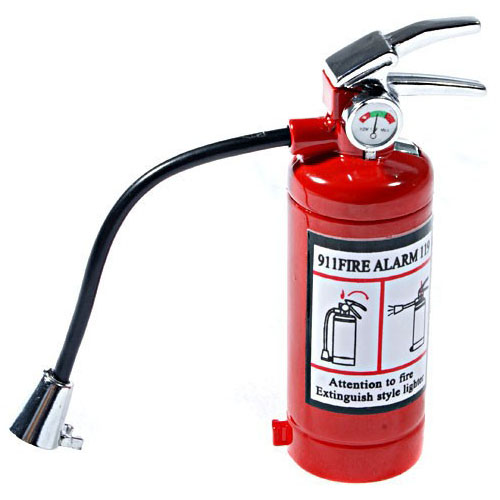 Fire Extinguisher Lighter with LED Light